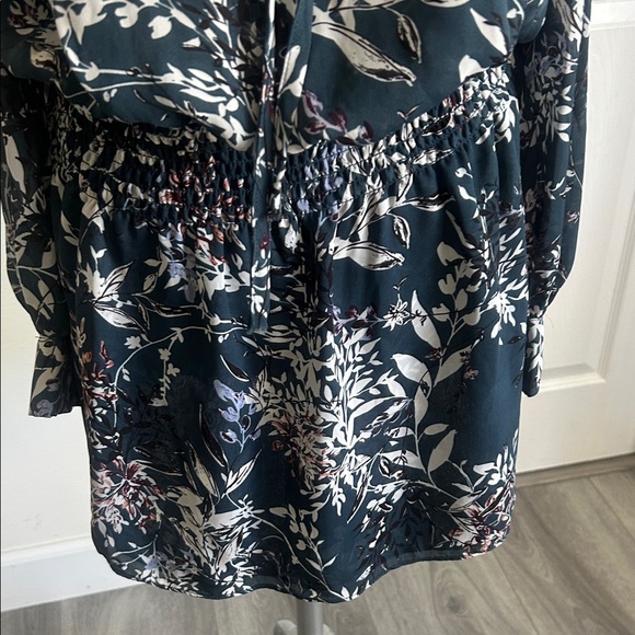 Parker Floral Print Dress with Cut Out Sleeves L - Picture 5 of 9